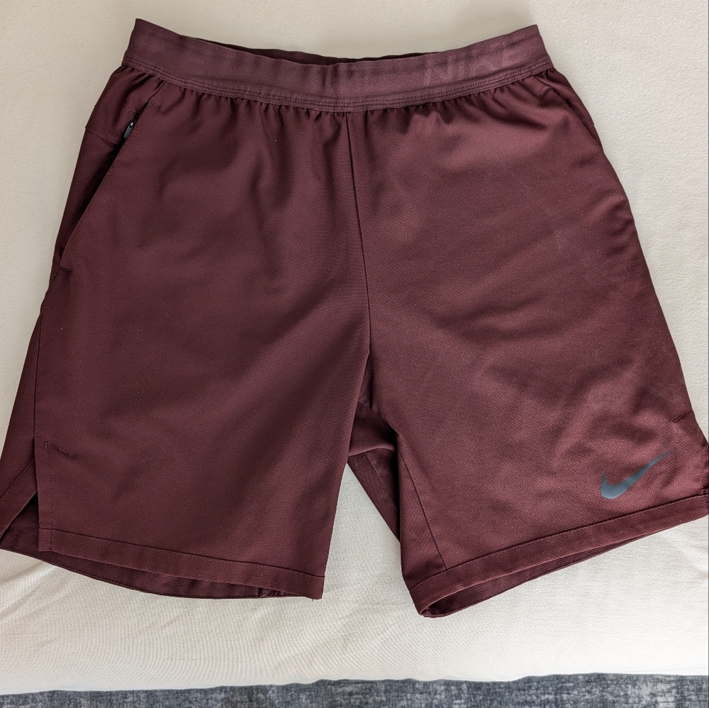 Nike Men's Burgundy Athletic Shorts